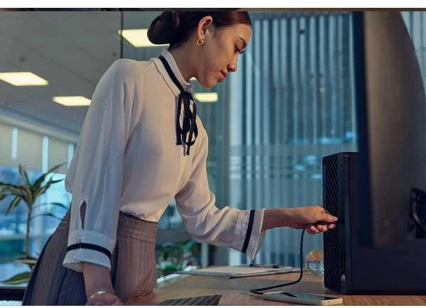 Stacionarus kompiuteris Hewlett Packard (HP) HP ProDesk 4 Tower G1i Desktop AI PC Intel Core Ultra 5 225 16 GB DDR5-SDRAM 512 GB SSD Windows 11 Pro Juodas