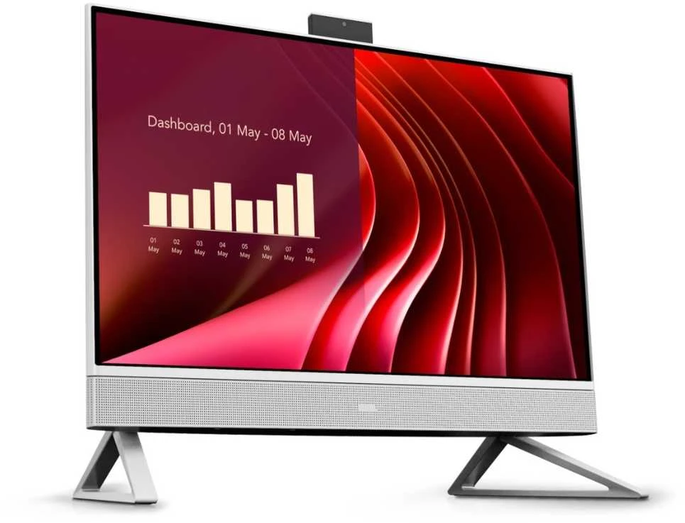 Stacionarus kompiuteris „Dell“ 24 colių „viskas viename“ kompiuteris EC24250 su „Windows 11 Pro“ pagrindiniu procesoriumi, 7,5 colio procesoriumi, 16 GB diskeliu, 1 TB diskeliu, 23,8 colio „Full HD“ ekranu, „Intel“ vaizdo plokšte, kamera, belaidžiu internetu ir „Bluetooth“ ryšiu, „3y Pro“ palaikymas.