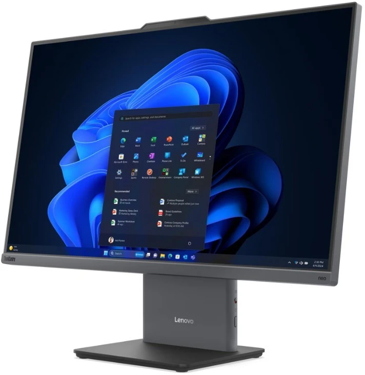 Stacionarus kompiuteris Kompiuteris AiO Lenovo ThinkCentre neo 50a 24 Gen 6 LNL 13QH0003PB Ultra 5 226V 23.8" FHD 16GB 512SSD Int W11Pro