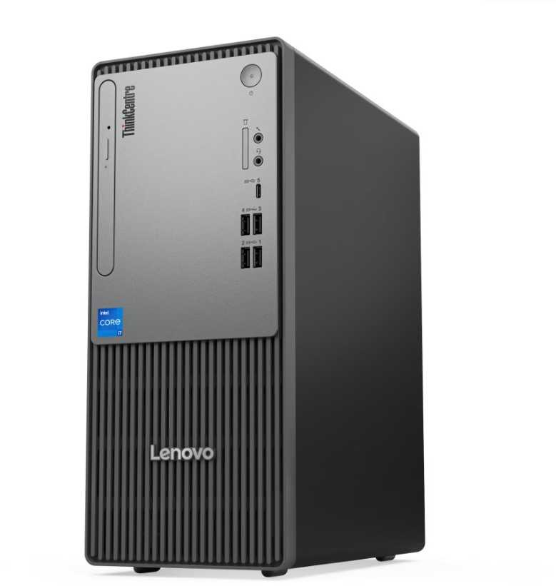 Lenovo ThinkCentre neo 50t Gen 5 Intel® Core™ i3 i3-14100 8 GB DDR5-SDRAM 256 GB SSD Windows 11 Pro Tower PC Juodas