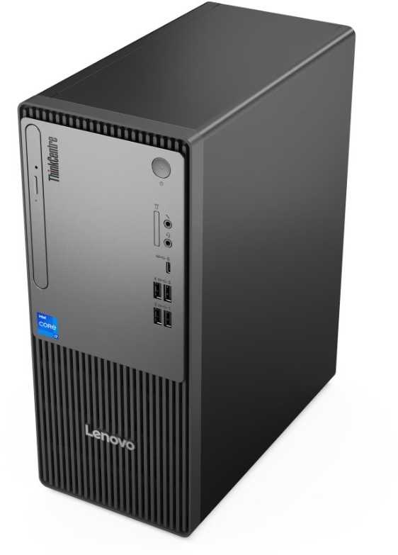 Lenovo ThinkCentre neo 50t Gen 5 Intel® Core™ i3 i3-14100 8 GB DDR5-SDRAM 256 GB SSD Windows 11 Pro Tower PC Juodas
