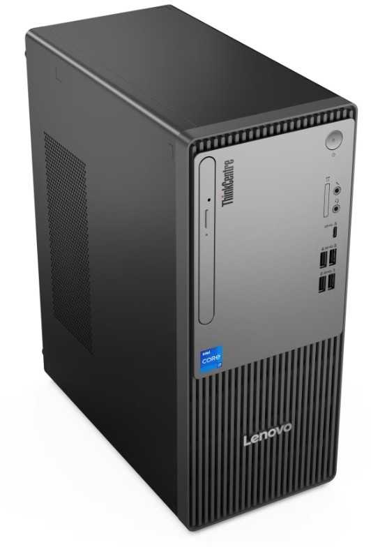 Lenovo ThinkCentre neo 50t Gen 5 Intel® Core™ i3 i3-14100 8 GB DDR5-SDRAM 256 GB SSD Windows 11 Pro Tower PC Juodas