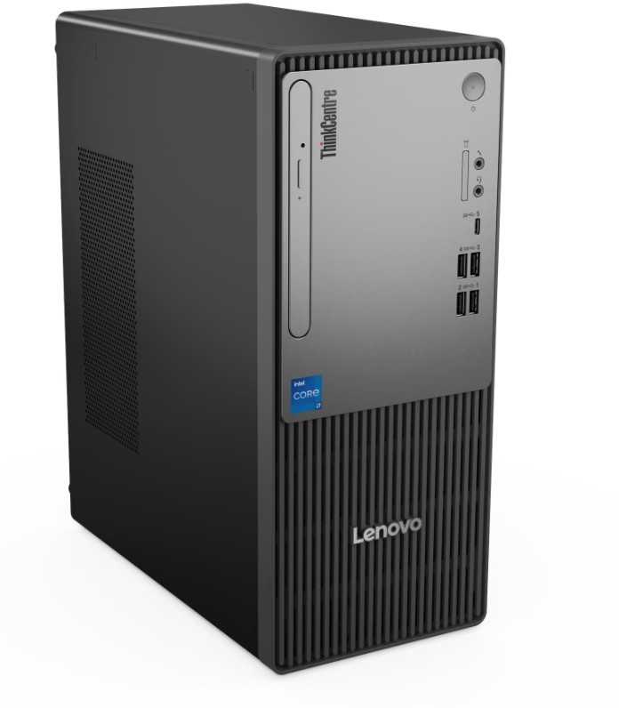 Lenovo ThinkCentre neo 50t Gen 5 Intel® Core™ i3 i3-14100 8 GB DDR5-SDRAM 256 GB SSD Windows 11 Pro Tower PC Juodas