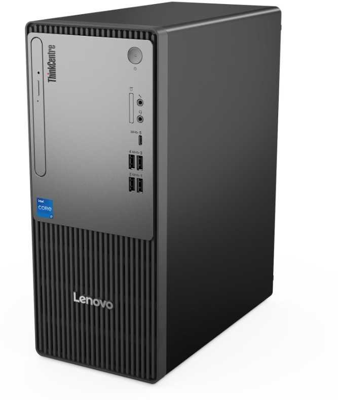 Lenovo ThinkCentre neo 50t Gen 5 Intel® Core™ i3 i3-14100 8 GB DDR5-SDRAM 256 GB SSD Windows 11 Pro Tower PC Juodas