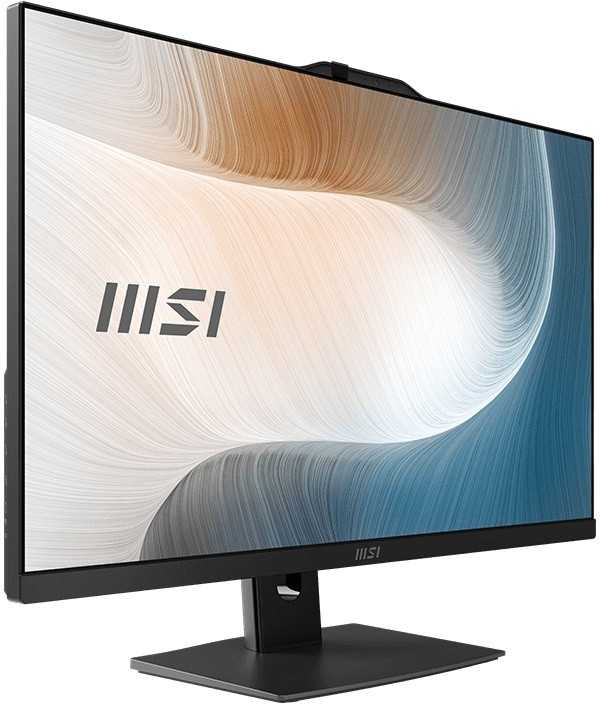 Stacionarus kompiuteris MSI Modern AM272P 1M-855EU Intel Core 5 120U 68.6 cm (27") 1920 x 1080 pikselių All-in-One PC 16 GB DDR5-SDRAM 512 GB SSD Windows 11 Pro Wi-Fi 6E (802.11ax) Juodas