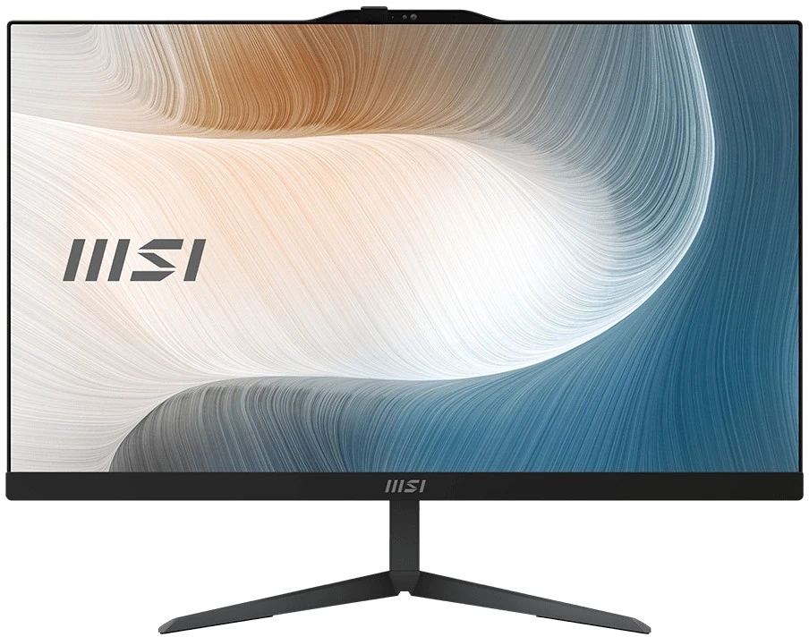 MSI Modern AM242P 1M-2088XEU Intel Core 5 120U 60,5 cm (23,8 colio) 1920 x 1080 pikselių „viskas viename“ kompiuteris 16 GB DDR5-SDRAM 512 GB SSD Wi-Fi 6E (802.11ax) Judas