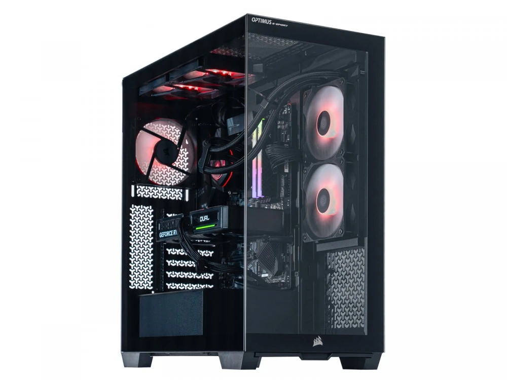 Stacionarus kompiuteris Optimus Kompiuteris e-sport gb550t-cm1 r7 5800x/16gb/1tb/rtx 5060 ti dual 8gb/w11h