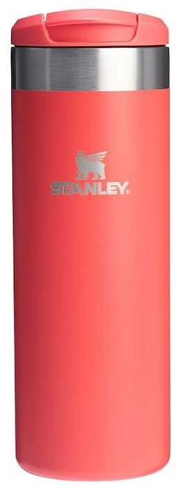 Termopuodelis Stanley Aerolight Transit, 0,47 l, Raudono koralo spalvos