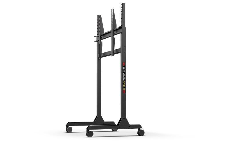 Laikiklis Next Level Racing Grindų stovas | Mobilumas | Laisvai pastatomas vieno monitoriaus stovas | 24–85"