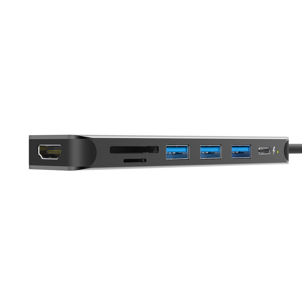 SILICON POWER SU20 7IN1 USB-C PD DOCKING STATION - Sülearvutite dokid