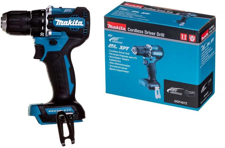 Akumuliatorinis gręžtuvas Makita DDF487Z (be akumuliatoriaus ir įkroviklio)