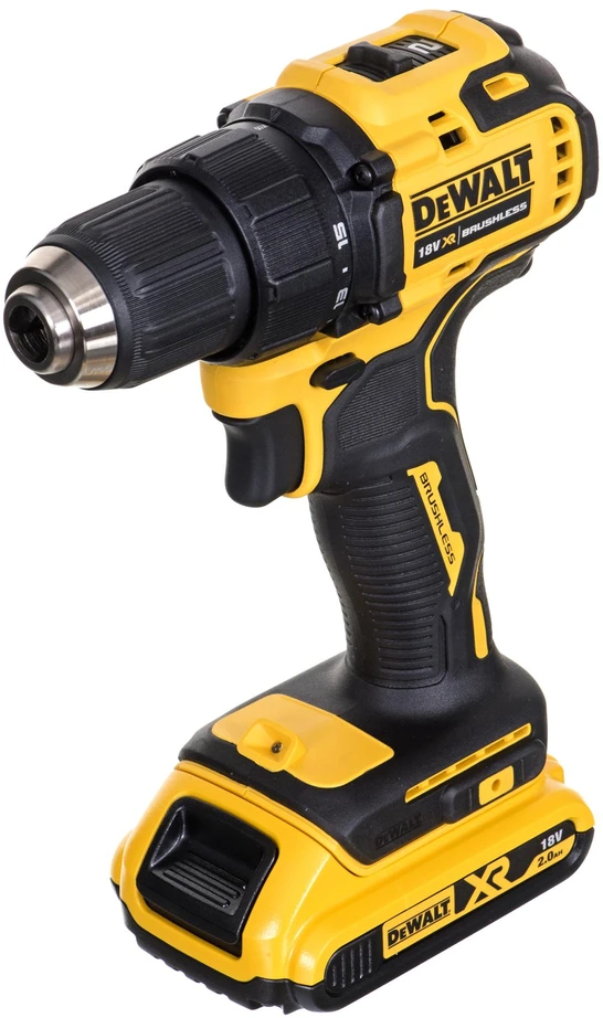 Akumuliatorinis suktuvas-gręžtuvas DeWalt DCD708D2T-QW 18V, 2 Ah