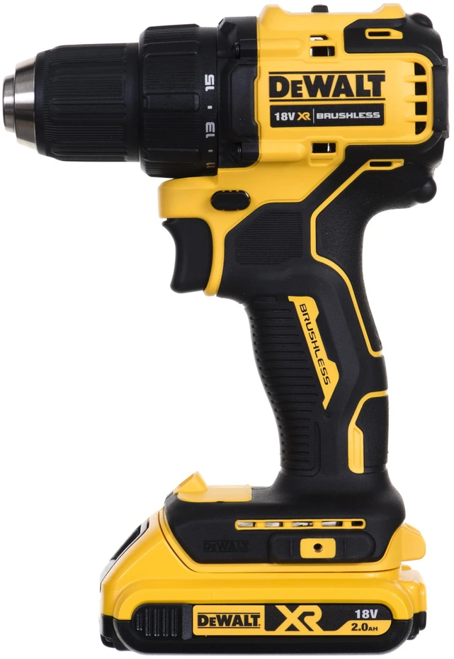Akumuliatorinis suktuvas-gręžtuvas DeWalt DCD708D2T-QW 18V, 2 Ah