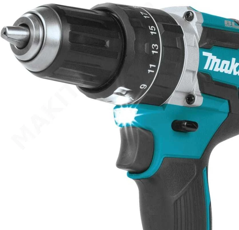 Makita DDF484RTJ Akumuliatorinis gręžtuvas, 18 V, 2x 5,0 Ah Li-ion, 54/36 Nm, 1,6kg, LED, MAKPACK