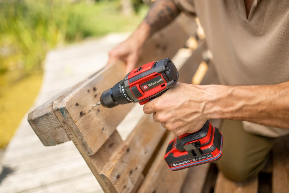 EINHELL Cordless Drill Driver TE CD 18/50 Li be akumuliatoriaus ir kroviklio