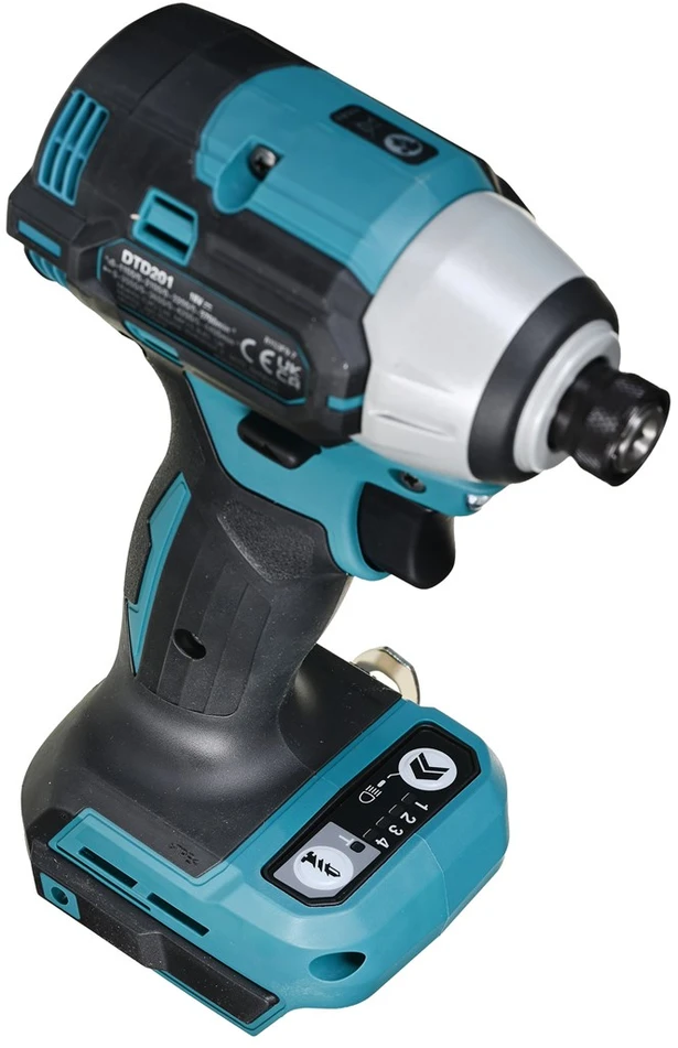 Makita DTD201Z Akumuliatorinis smūginis suktuvas, 18 V,Li-ion 210 Nm, LED, BL-motor, Be akumuliatorių ir kroviklio!