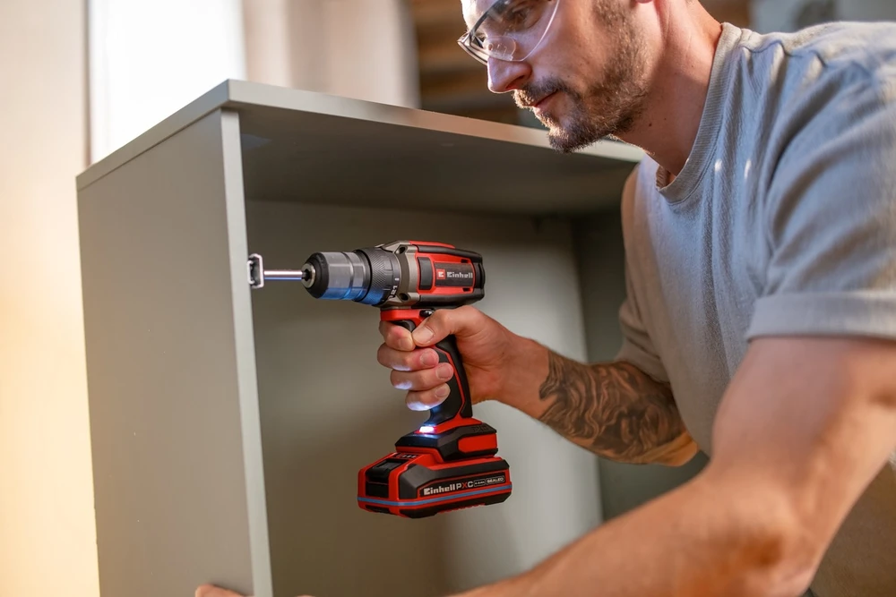 EINHELL Cordless Smūginis gręžtuvas Driver TE CD 18/52 Li I be akumuliatoriaus ir kroviklio