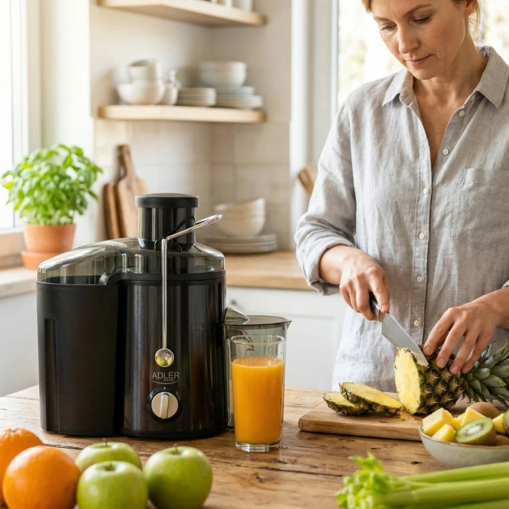 Sulčiaspaudė Adler AD 4132 | Type Juicer maker | Dark Inox | 800 W | Greičių skaičius 3
