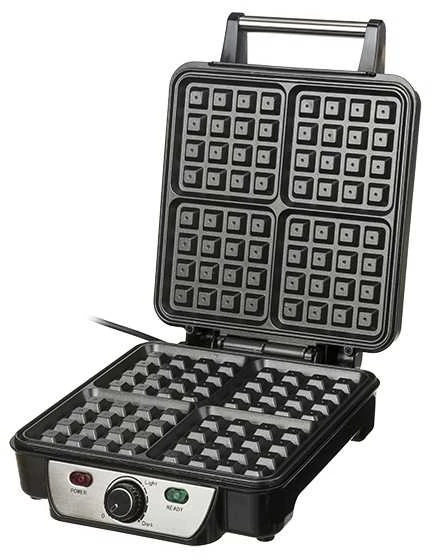 Camry | Vaflinė | CR 3025 | 1150 W | Number of pastry 4 | Belgium | Juodas/Nerūdijantis plienas