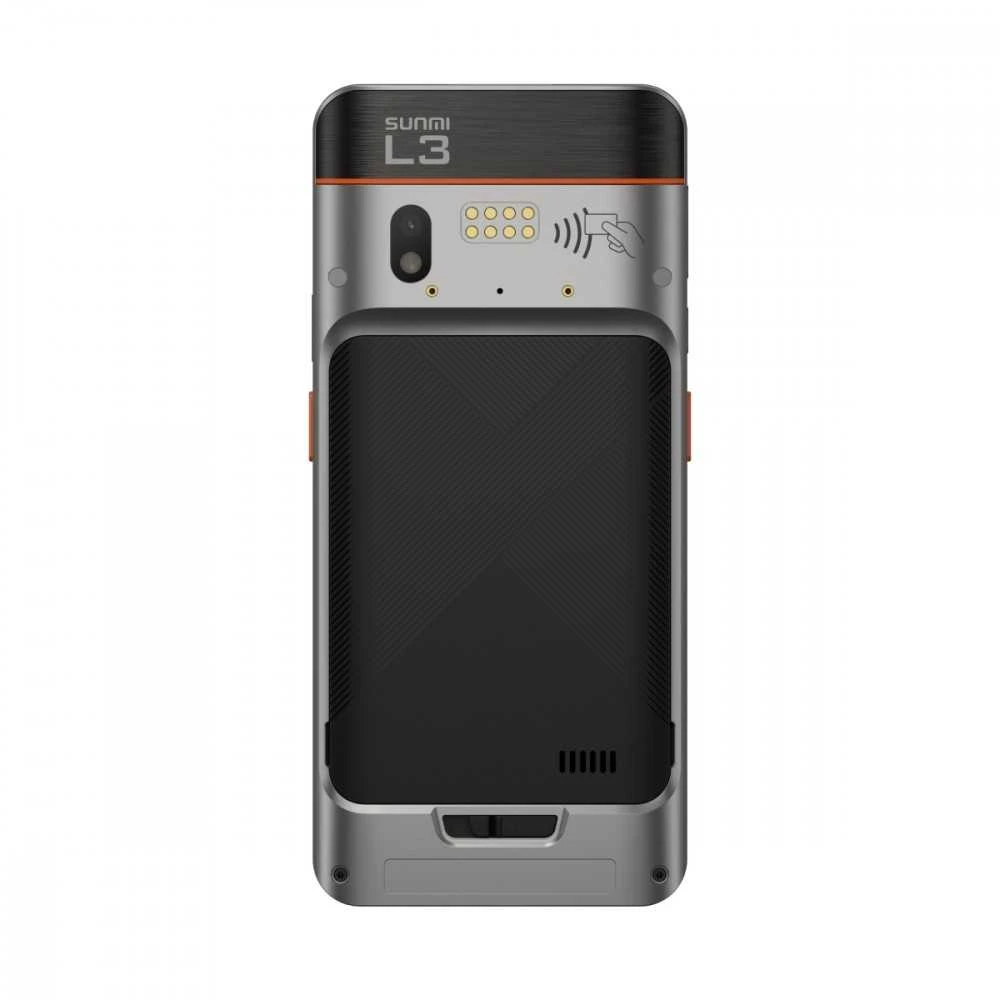 Sunmi Terminal l3, gms-edla, a14, 6.75 cali, 6gb+128gb, 13mp rear + 5mp front camera, dual nfc, wifi, fingerprint, ip68, 4g, eu adapter, 3-y