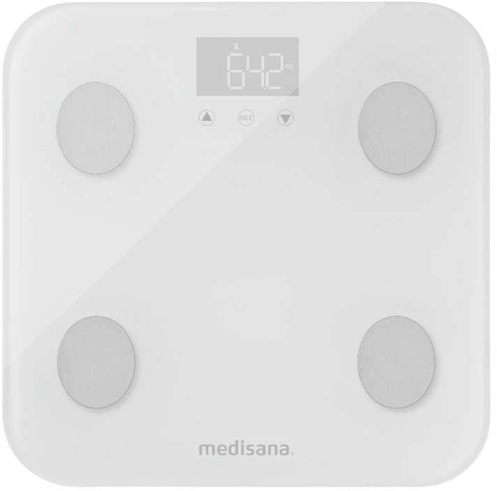 Medisana BS 600 Connect WiFi kūno analizės svarstyklės (baltas)