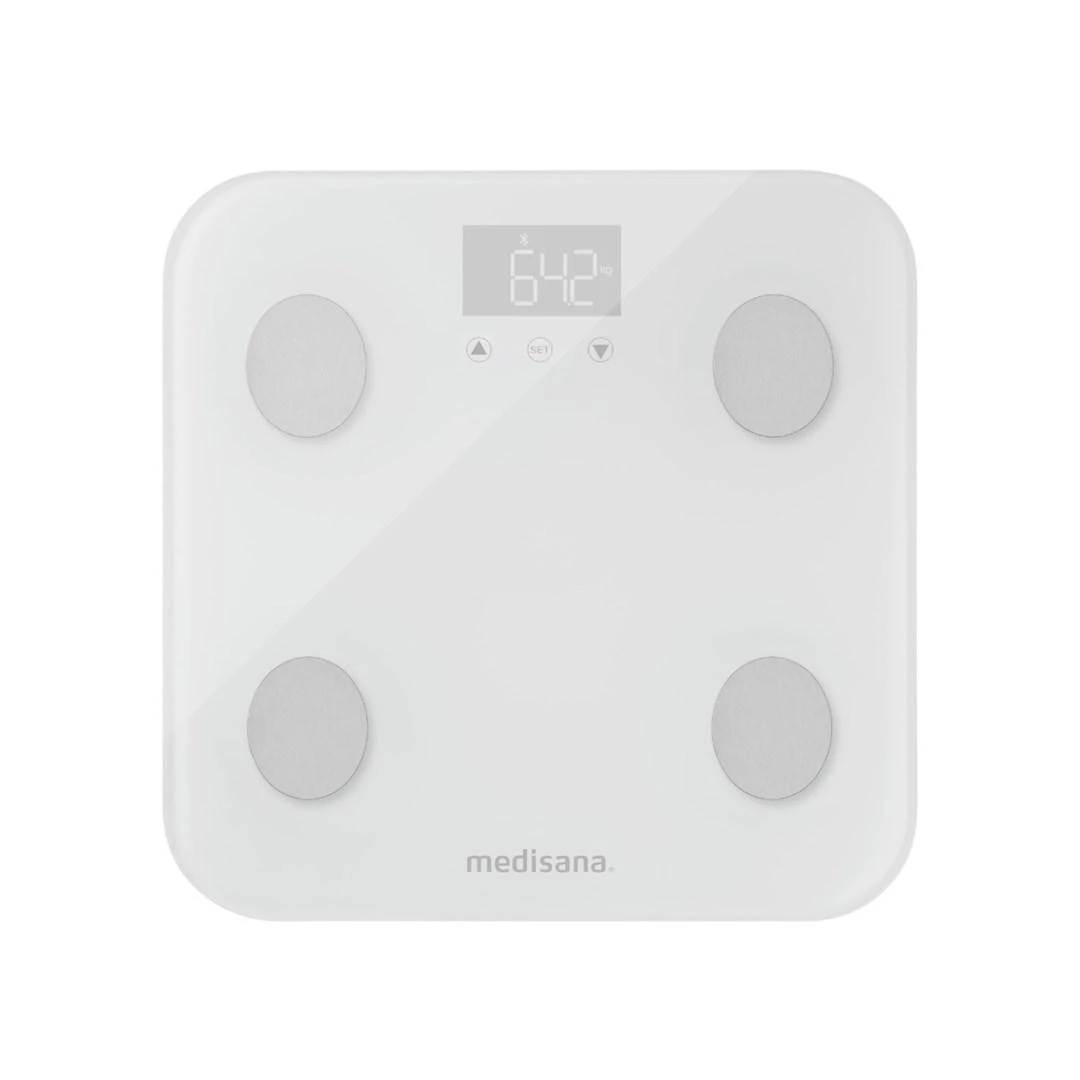 Medisana BS 600 Connect WiFi kūno analizės svarstyklės (baltas)
