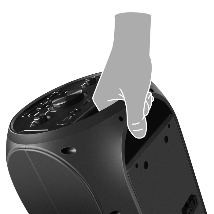 Garsiakalbis SVEN PS-720, juodas (80W, TWS, Bluetooth, FM, USB, Micro SD, LED ekranas, 4400mA*h)