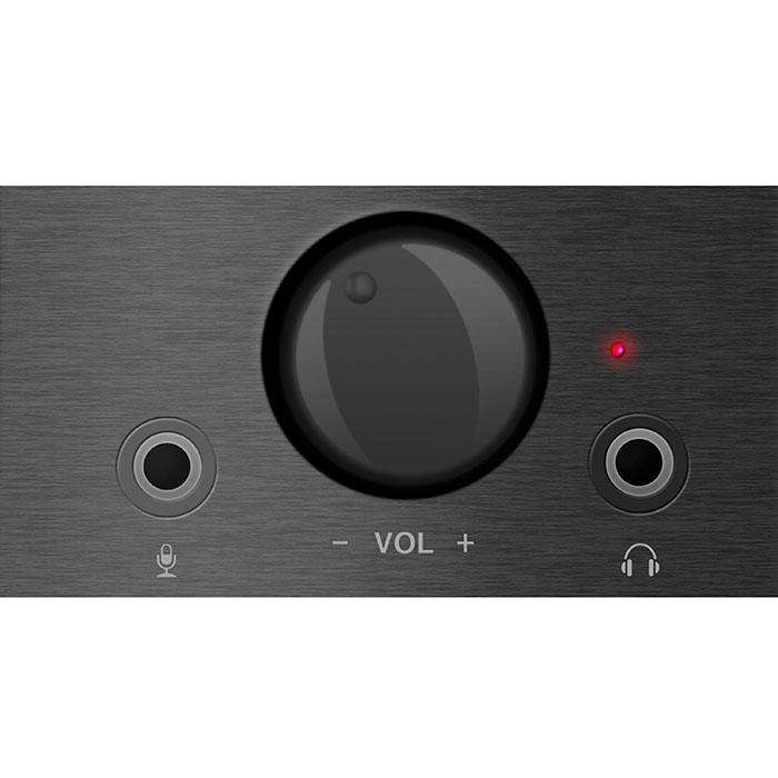 2.0 speakers SVEN 357, juodas, USB, power output 2x3W (RMS)