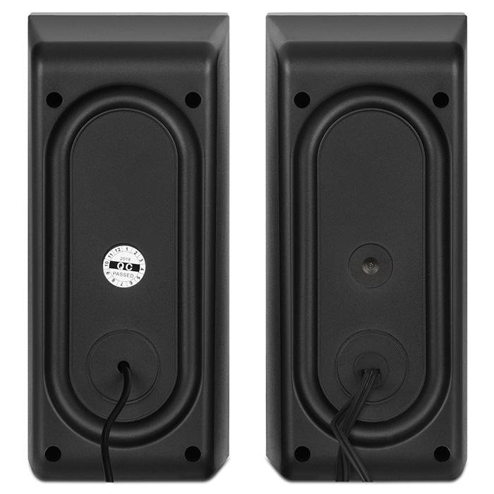 2.0 speakers SVEN 357, juodas, USB, power output 2x3W (RMS)