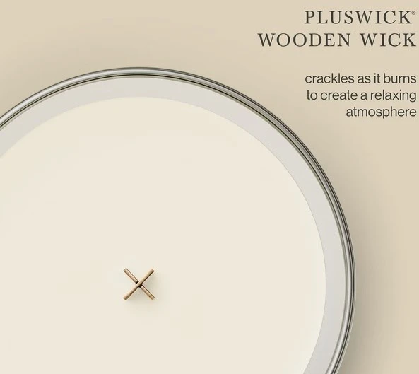 WoodWick Aromatinė žvakė (White Teak), 609,5 g