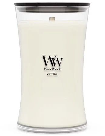 WoodWick Aromatinė žvakė (White Teak), 609,5 g