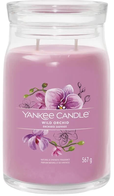 Yankee Candle Aromatinė žvakė Signature glass large Wild Orchid 567 g