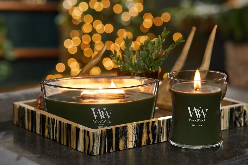 WoodWick Aromatinė žvakė (Frasier Fir), 453,6 g