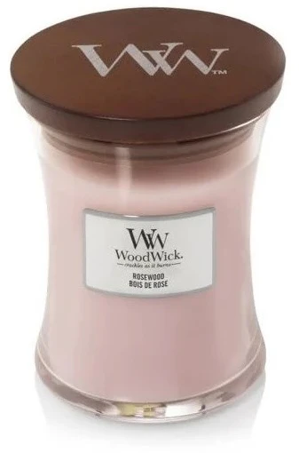 WoodWick Aromatinė žvakė (Rosewood), 85 g