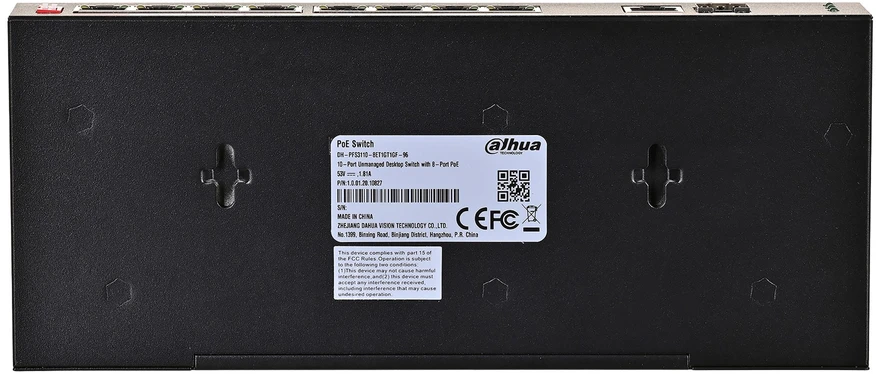 Šakotuvas SWITCH POE PFS3110-8ET1GT1GF-96 8 PRIEVADŲ SFP DAHUA