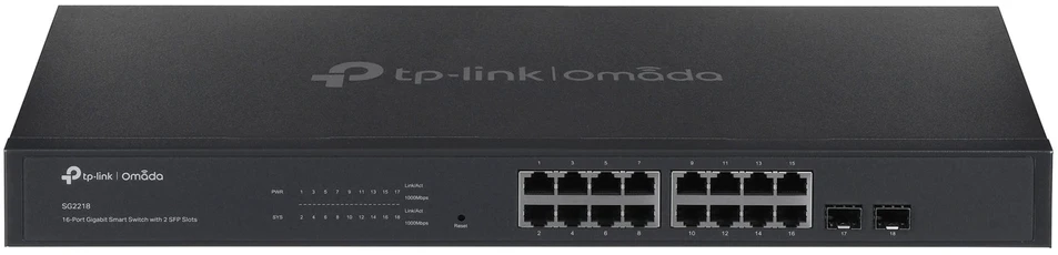 Šakotuvas TP-LINK | JetStream Smart Switch | TL-SG2218 | Tvarkomas žiniatinklyje | Montuojamas ant stovo | SFP jungtys kiekis 2