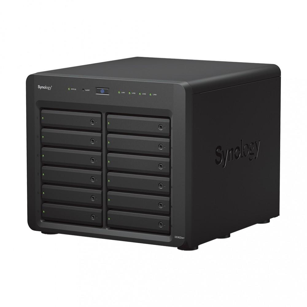 Serveris „Synology DiskStation DS3622xs+ NAS Tower“ Intel® Xeon® D D-1531 16 GB DDR4 0 TB DiskStation Manager Juodas