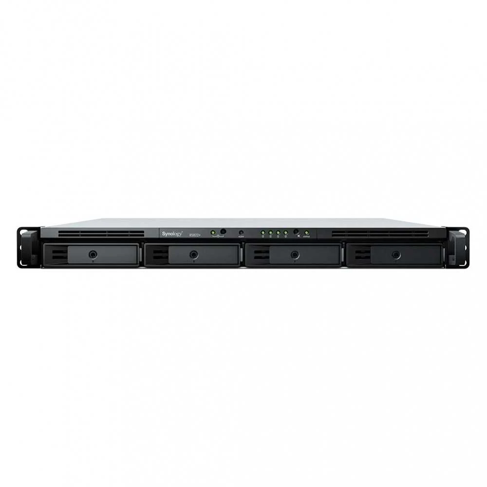 Synology Serveris nas rs822+ v1500b 4x0hdd 2gb 4x1gbe usb3.2.1 3y 1xpsu 1u