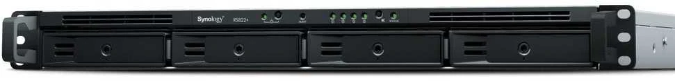 Synology Serveris nas rs822+ v1500b 4x0hdd 2gb 4x1gbe usb3.2.1 3y 1xpsu 1u