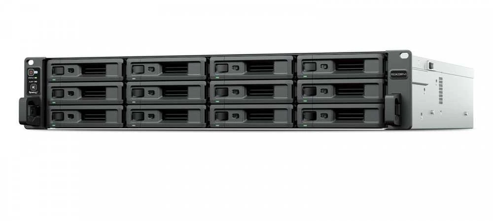 Serveris „Synology RackStation RS2423RP+II“ | Efektyvus centralizuoto duomenų valdymo saugojimas | AMD Ryzen | V1780B | 8 GB | DDR4 | Juodas