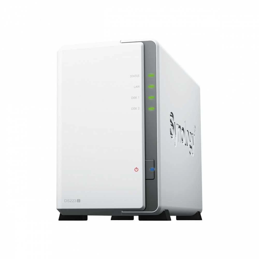 Serveris SYNOLOGY DS223J 2-Bay NAS RTD1619 1GB RAM