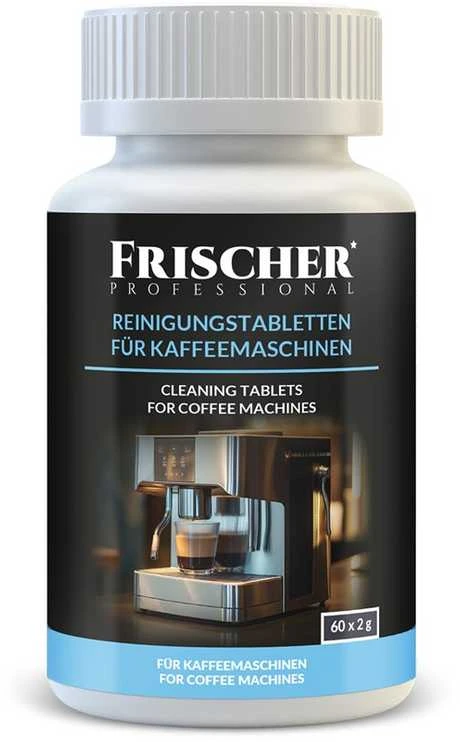 Valymo tabletės „Frischer“ kavos aparatams, 60 vnt., Ø16 mm