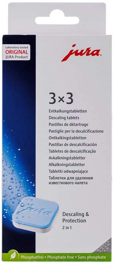 JURA nukalkinimo tabletės 3 plovimams 61848