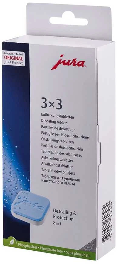 JURA nukalkinimo tabletės 3 plovimams 61848