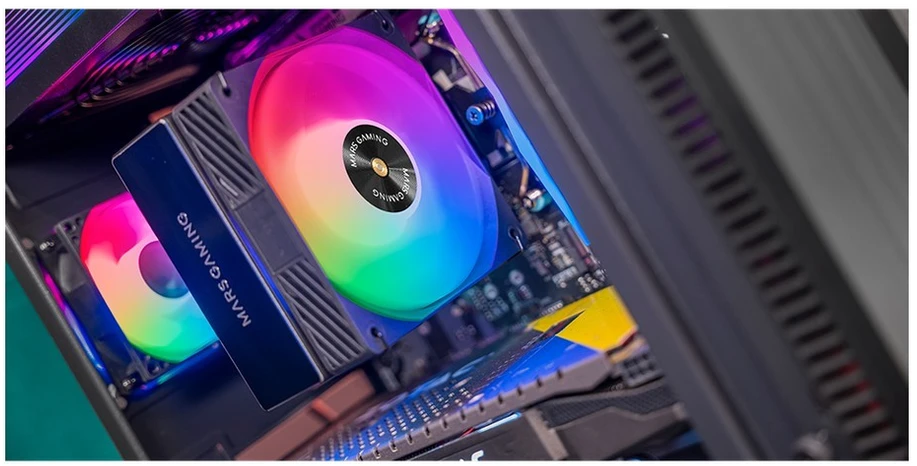 tacens Mars Gaming MCPUX5ARGB computer cooling system Processor Oro vėsintuvas 12 cm Juodas 1 pc(s)