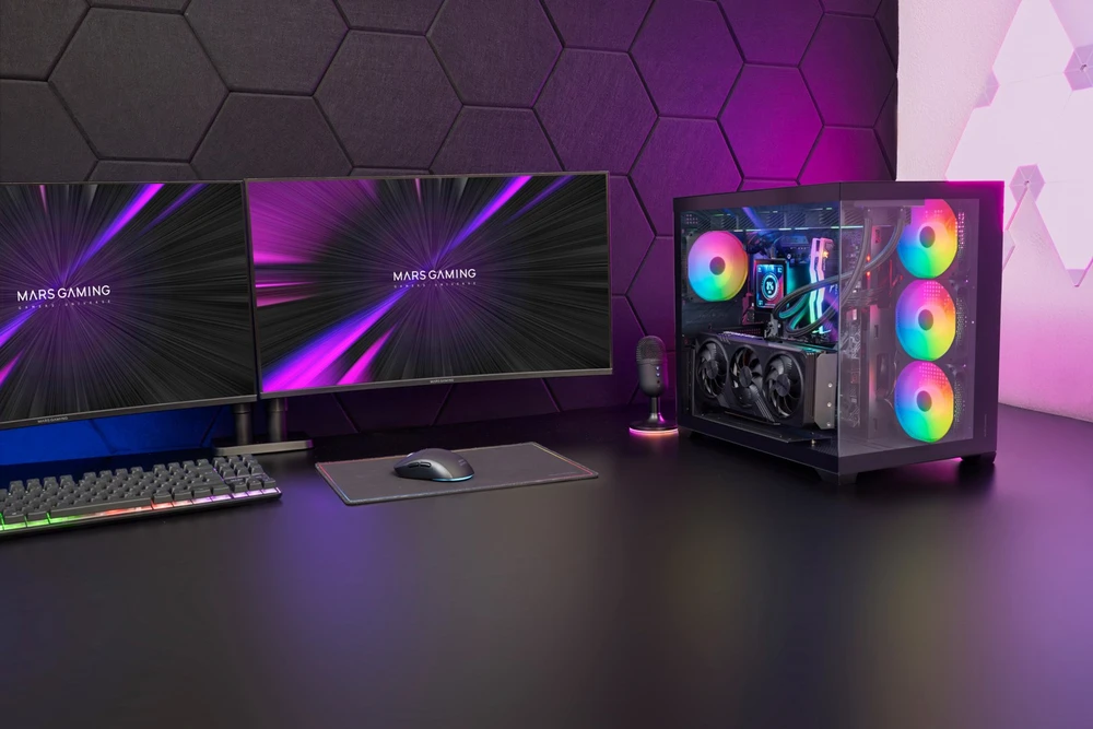 „Tacens Mars Gaming MCV5“ kompiuterio korpusas, Midi Tower, Juodas