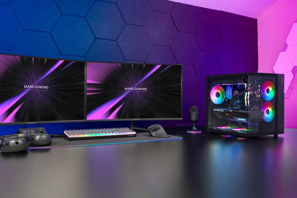tacens Mars Gaming MCV-ONE Midi Tower Juodas