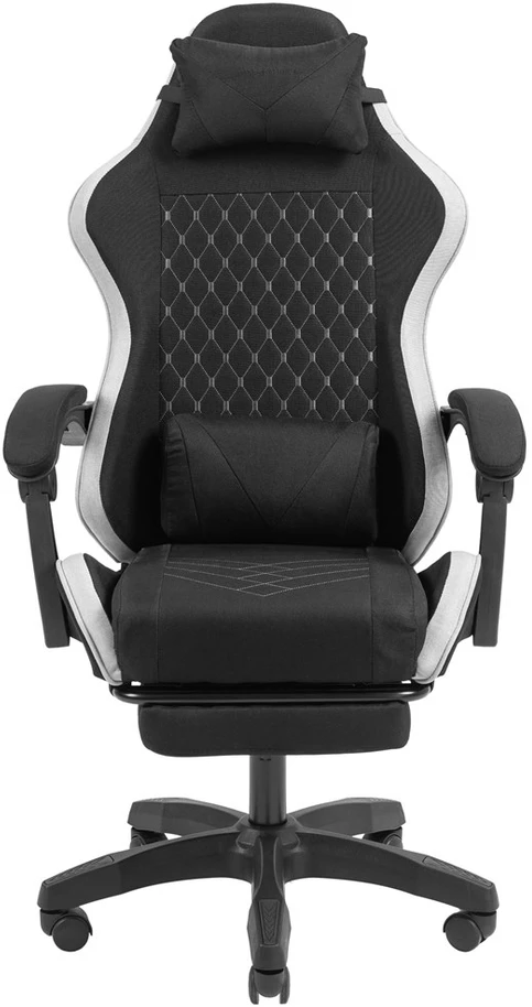 Tacens mars mgc-x fabric juodas/baltas - fotel gamingowy