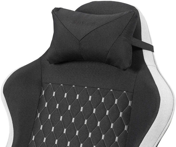 Tacens mars mgc-x fabric juodas/baltas - fotel gamingowy