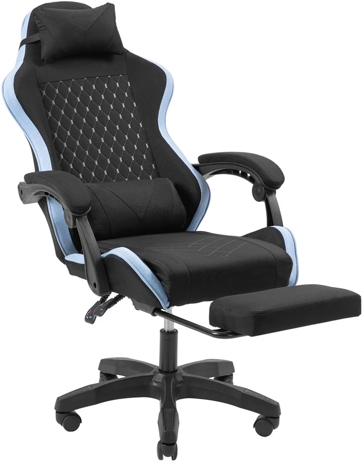 tacens Mars Gaming MGC-X Fabric PC gaming chair Padded seat Juodas, Mėlyna